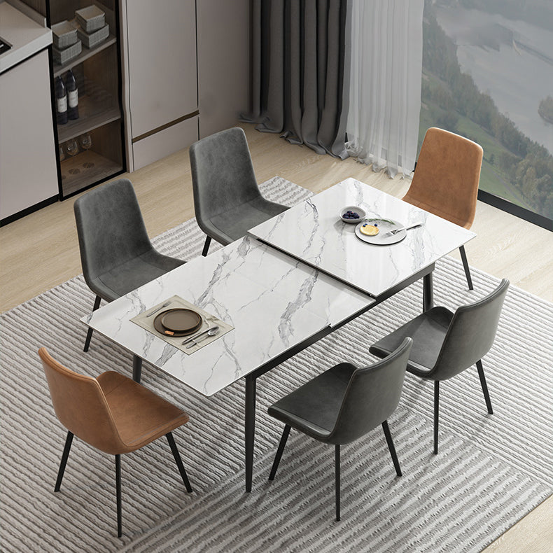 Tavolo da pranzo industriale del sito da pranzo in pietra top estendibile tavolo da pranzo