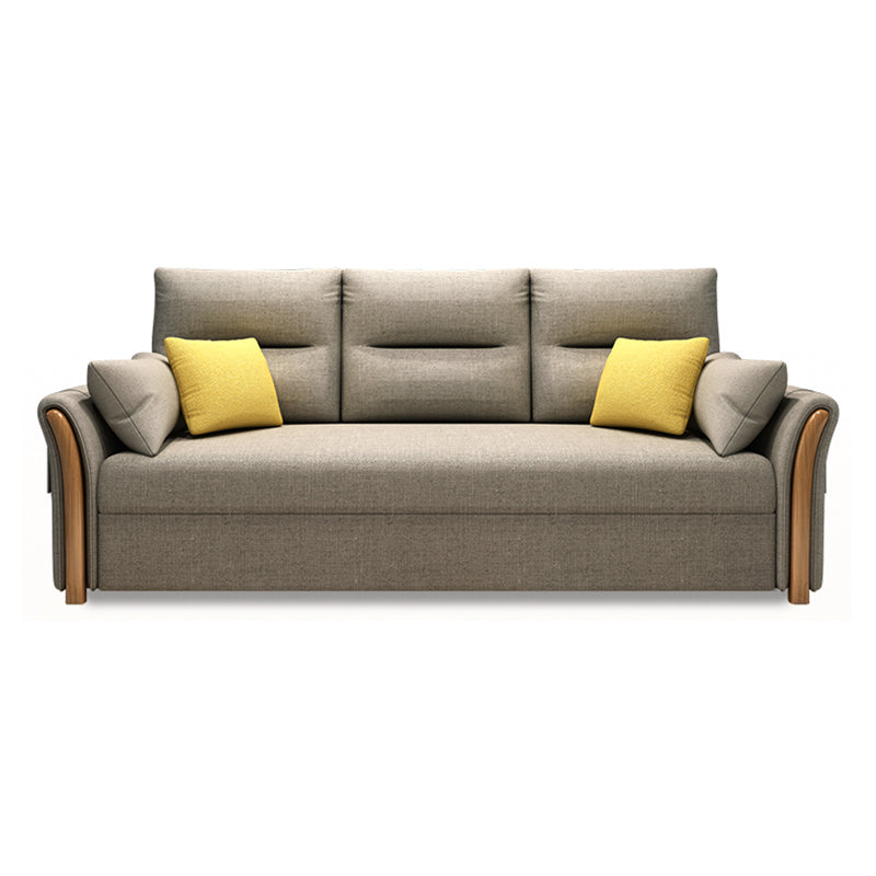 Miscela di cotone contemporanea convertibile di divano divano svasato con cuscini