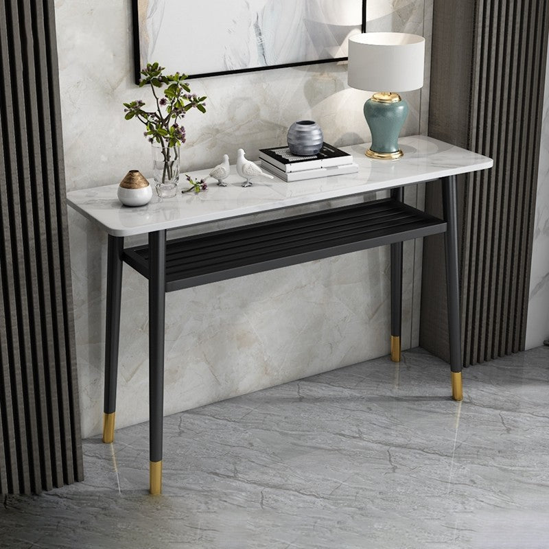 Tavolo di divano resistente alle macchie per graffio di ardesia contemporanea