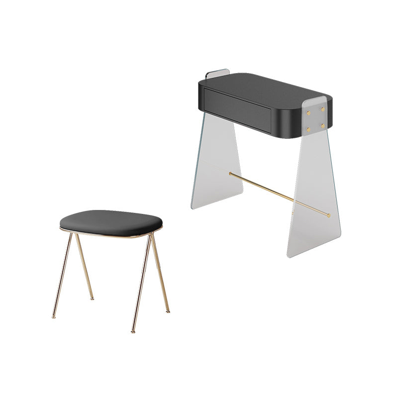 Ensemble de vanité contemporaine avec 1 tiroir de rangement Vanité de maquillage en bois