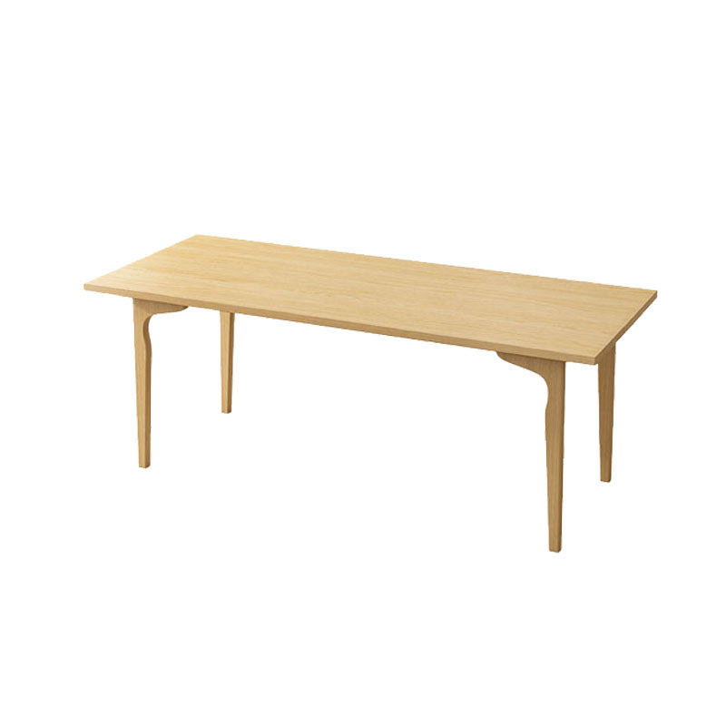 Modern Writing Desk Rectangular Solid Wood Office Desk for Home Natural Clearhalo 'furn' 'furn_office_desk' 'Furniture' 'Office Desks' 'Office Furniture' 'office_desk' 5495028