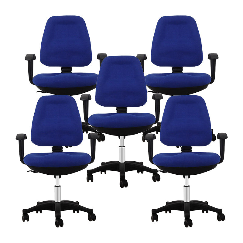 Sedia da scrivania in metallo moderno sedia a base di ufficio a metà casa con ruote