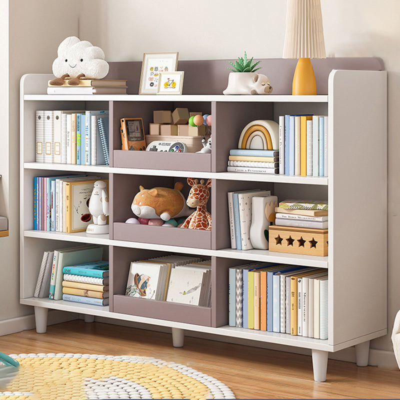 Libreria contemporanea a 4 livelli di libreria standard ingegnerizzata in legno 11,8 "di larghezza