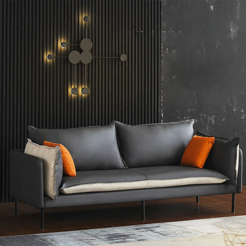 SOFA DI CITTURA FUCCHIO 33,46 "D X 33.46" di divano a braccio quadrato per soggiorno