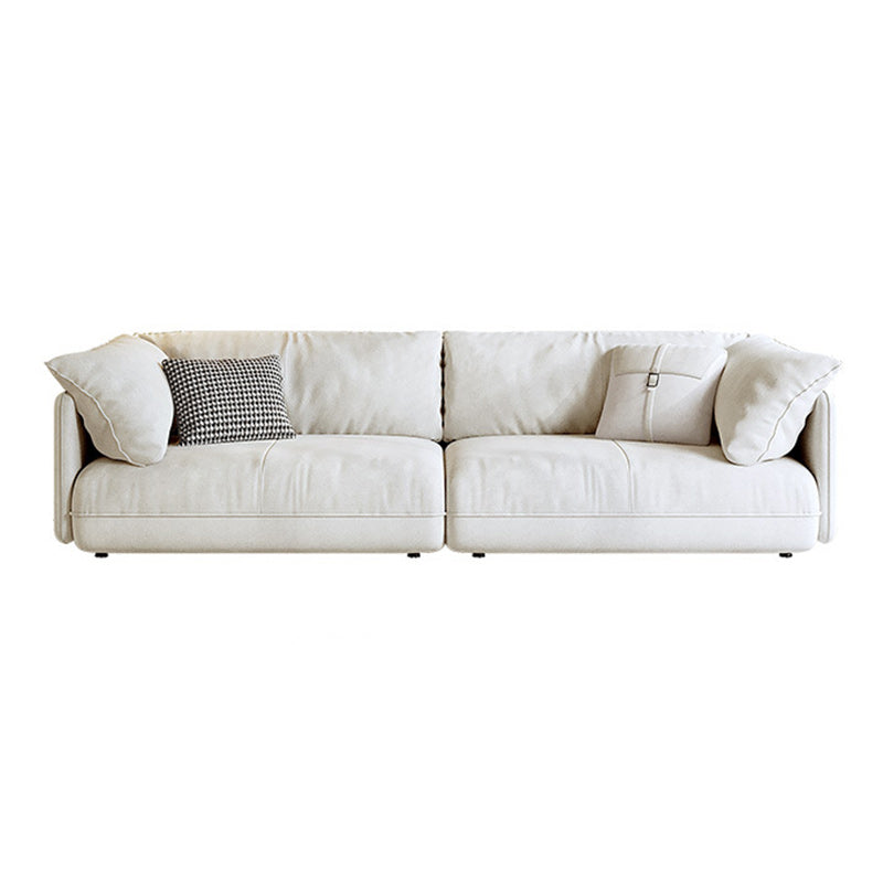 Modern beige cuscino da cuscino posteriore con braccio top per cuscino per soggiorno