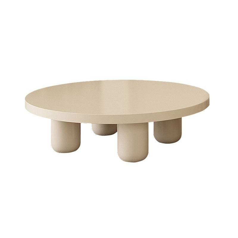 Scandinavian Round Wooden Coffee Table 4 Legs /Pedestal Cocktail Table