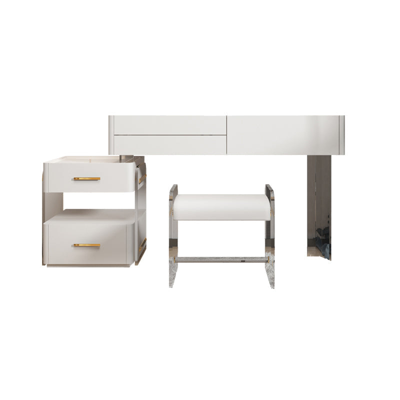 Hedendaagse make -up ijdelheid bureau leisteen top ijdelheid kleedtafel set