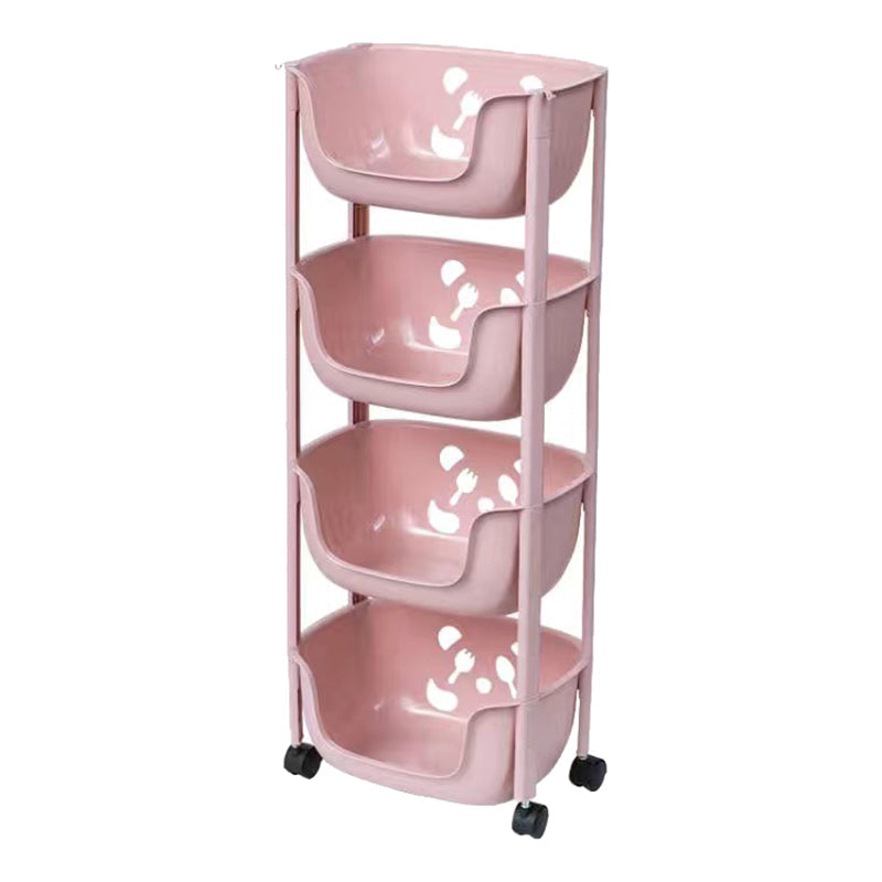 Plastic boekenplank, Multi Tiers eigentijdse boekenkast voor thuiskantoor