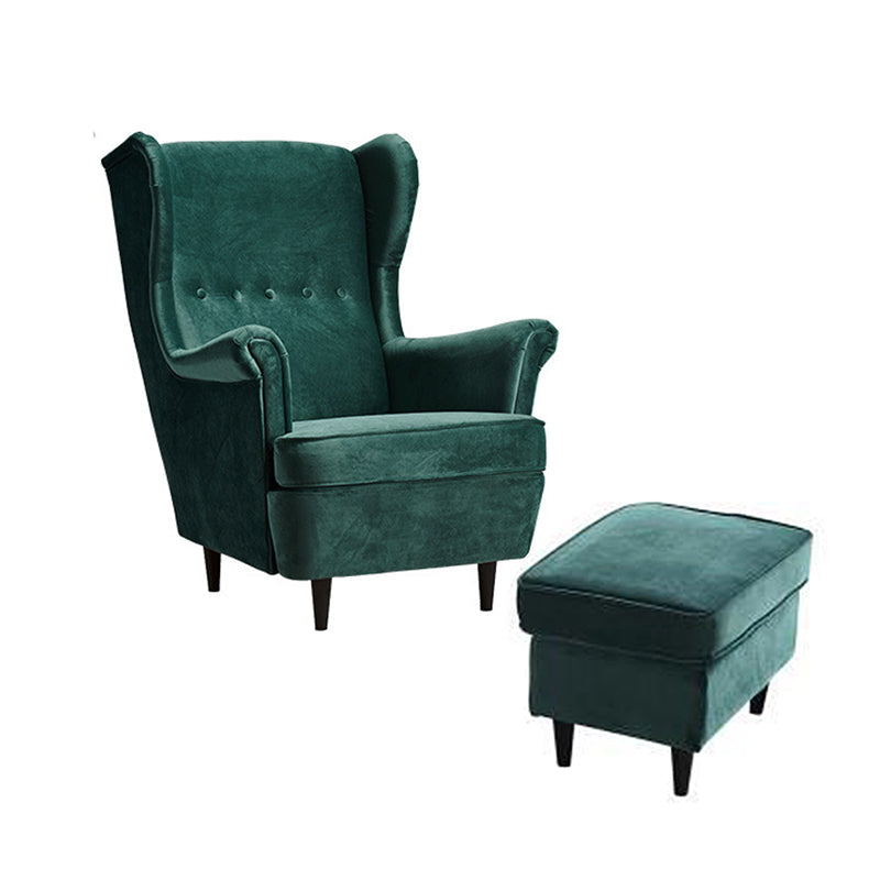 Chaire de Wingback 31.49 "L x 37,79" W x 39,76 "H Armes incluses Chaise d'armes évasées