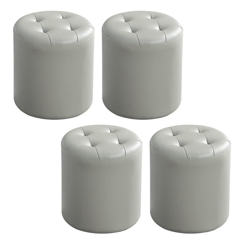 Runde Kunstleder Ottomane Glam innenmaserfestem osmanisch Osmanisch