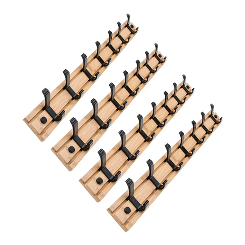 Kit d'entrée contemporain en bois mural de broches doubles à broches incluse le stand de la salle