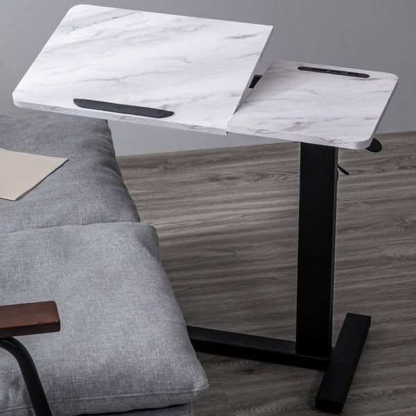 Escritorio de madera artificial de estilo moderno Descripción de escritura ajustable para el hogar, 31.4 "L x 15.7" W