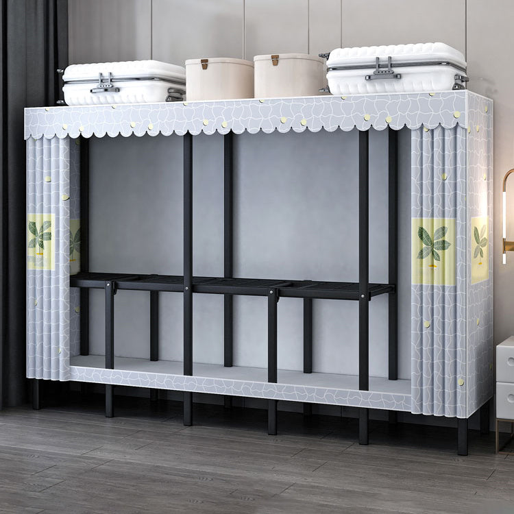 Gabinete de armario de acero de armario de estilo plegable de estilo contemporáneo para el hogar para el hogar