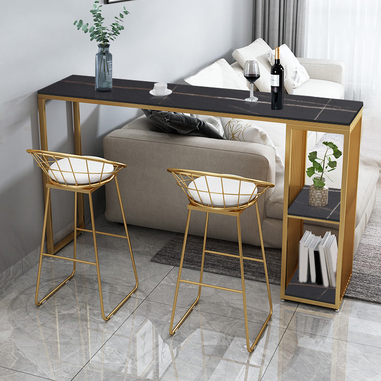 Glam 1/3 pezzi tavolo da bar set rettangolo tavolino con sgabelli alti per balcone