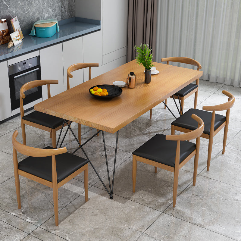 Legno industriale 1/2/7 pezzi da pranzo gambe mobili da pranzo