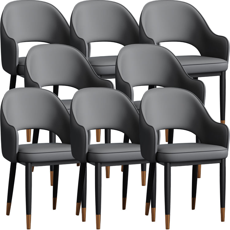 Silla de comedor de estilo contemporáneo silla de brazo con tapicería