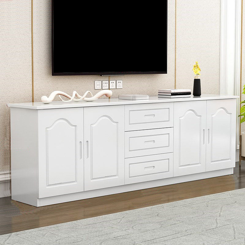 Stand TV in legno chiuso moderno moderno moderno con archiviazione