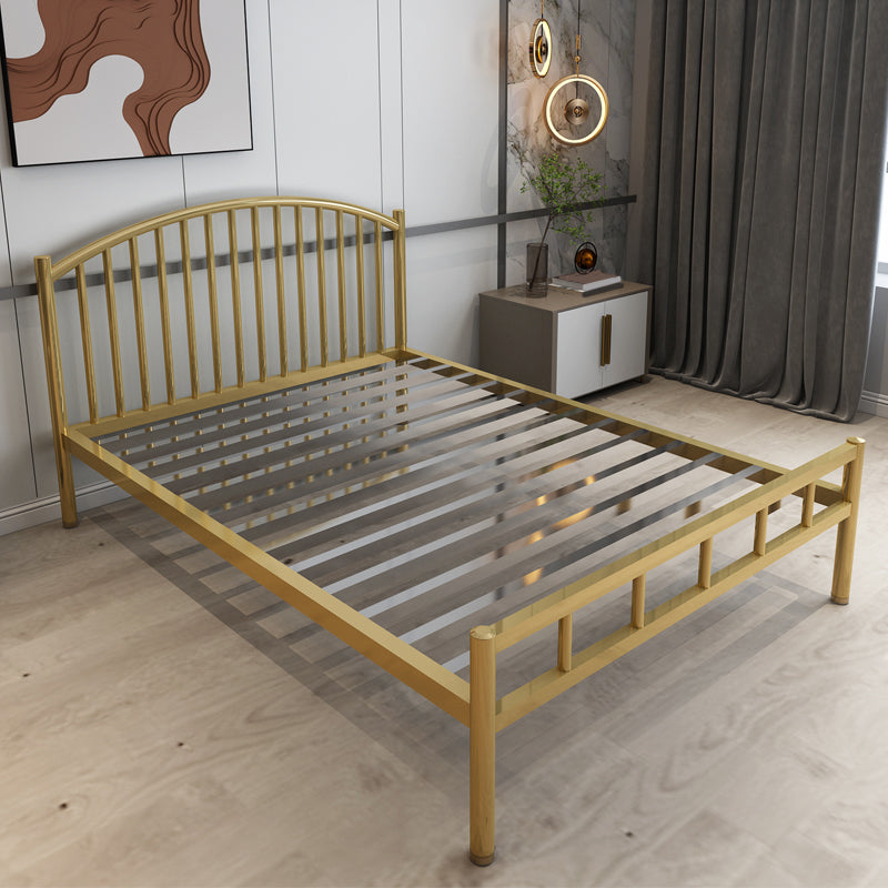 Stainless Steel Bed, 40.15 inch With Headboard and Footboard