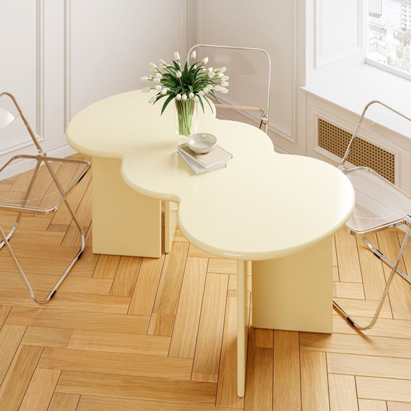 Mesa de reunión de la oficina de forma gratuita escritorio de oficina de madera maciza industrial