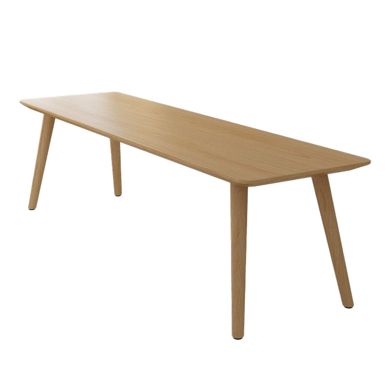 Moderner rechteckiger Schreibtisch Massives Holzbüro mit 4 Beinen