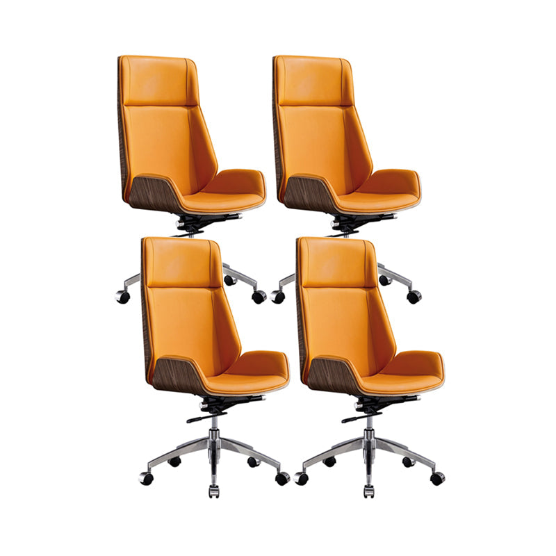 Sedia ergonomica esecutivo contemporaneo Wheels High Back Management Chair