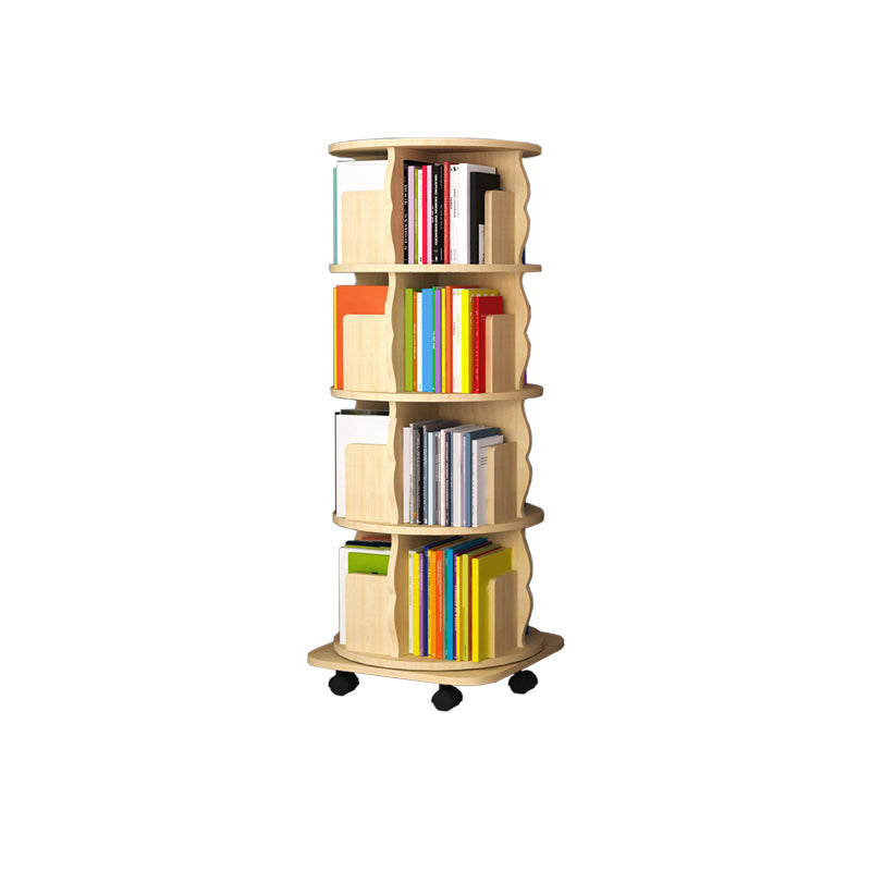 Moderne houten boekenkast natuurlijk 17.3 "W Engineered Wood Book Plank voor thuiskantoor