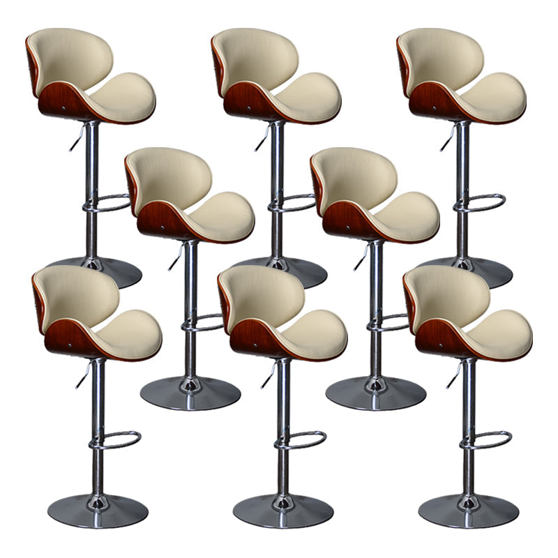 Counter sgabello in fico in vetro con sgax in vetrino in metallo in metallo contemporaneo in finitura opaca