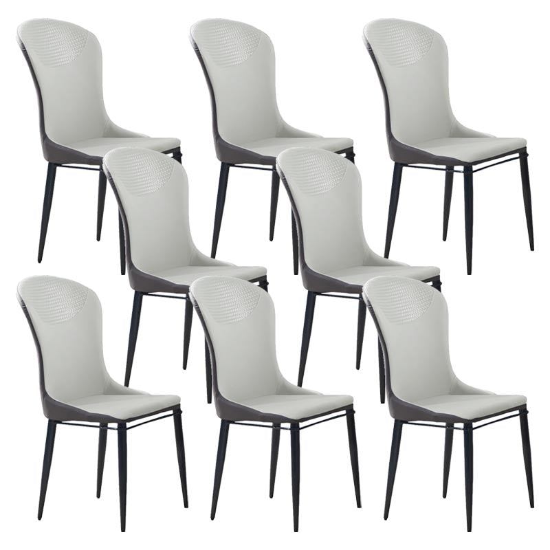 Sillas de comedor de beige y azul