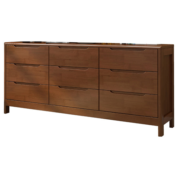 Contemporary Chest Legs Included Solid Wood Chest with Drawers for Bedroom