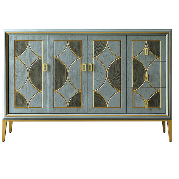 Cassa della parte superiore del legno Boho con cassa con cassetti per camera da letto