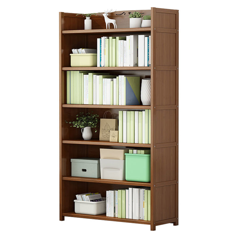 Walnut Bookcase Floor Multi-layer Storage Rack Student Home Bookshelf