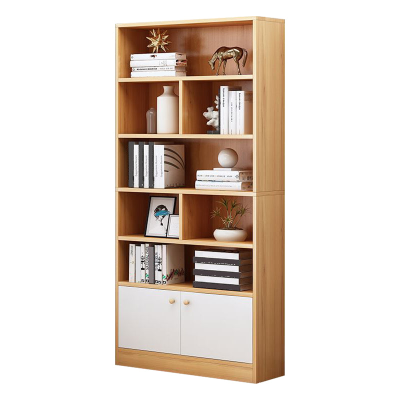 Contemporary Manufactured Wood Bookshelf Home Standard Bookcase