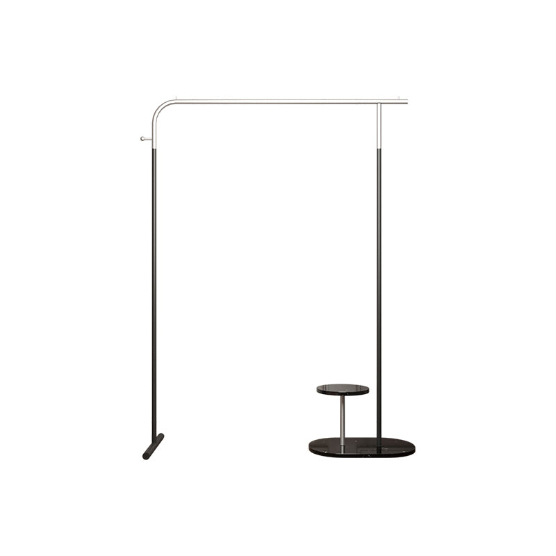 Hall Tree con gancio e tavolo di marmo moderno supporto per la sala metallica