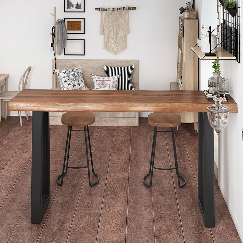 Set di altezza da banco industriale 1/2/3 pezzi in legno massiccio e sgabelli