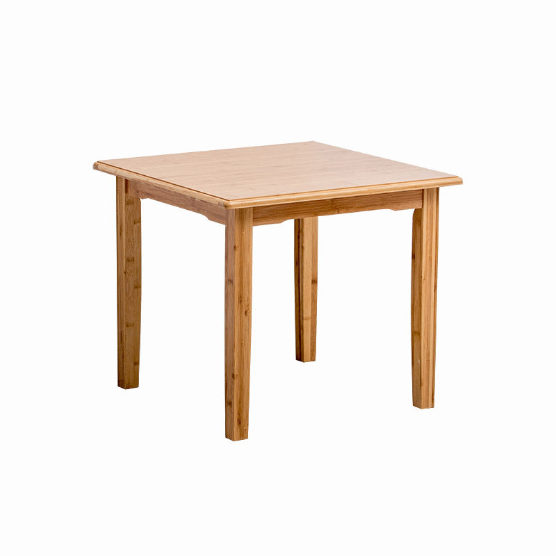 Tavolino in legno rettangolare nordico 4 gambe tavolo da cocktail naturale