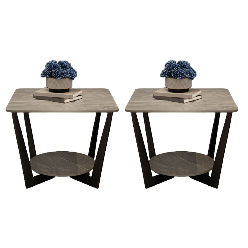 19,6 "tavolo da parte superiore in ardeggio quadrata moderna alta