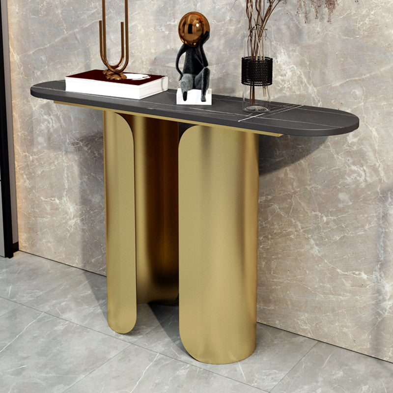 Tavolo da glam a mezza luna resistente al graffio resistente al graffio