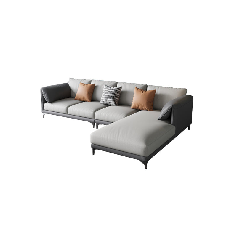 Abnehmbare Kissenabschnitte, Kissenoberarm, 33 "H -Abschnitte in Grau