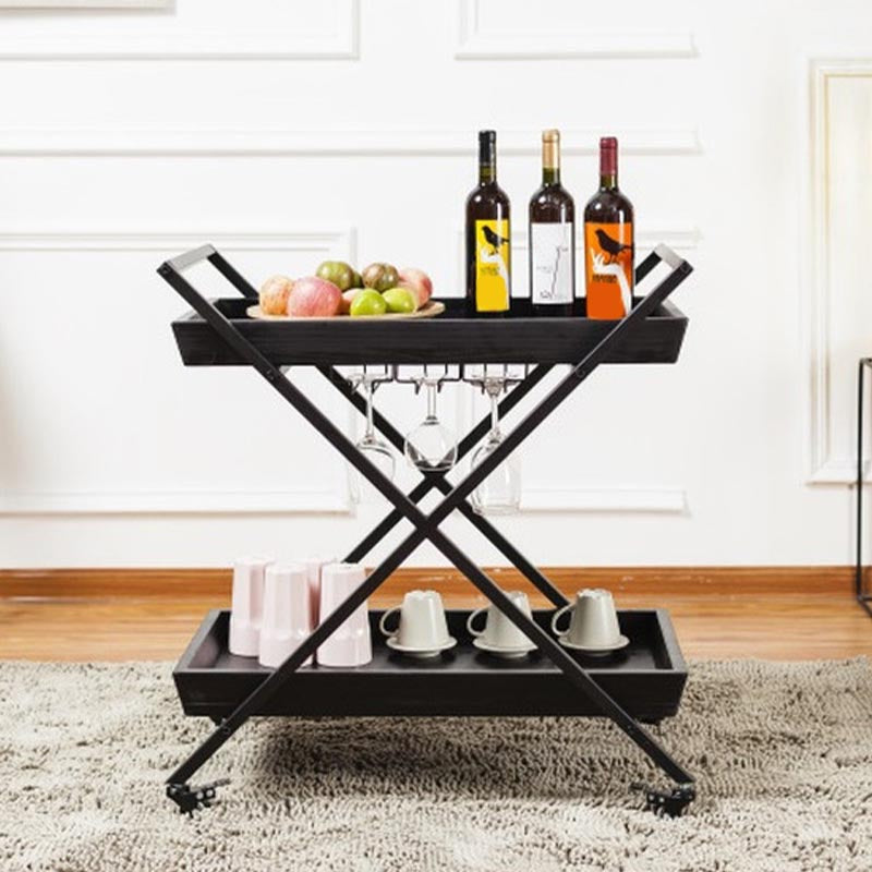 Mesa de preparación moderna de 27.56 "H Rolling Moder