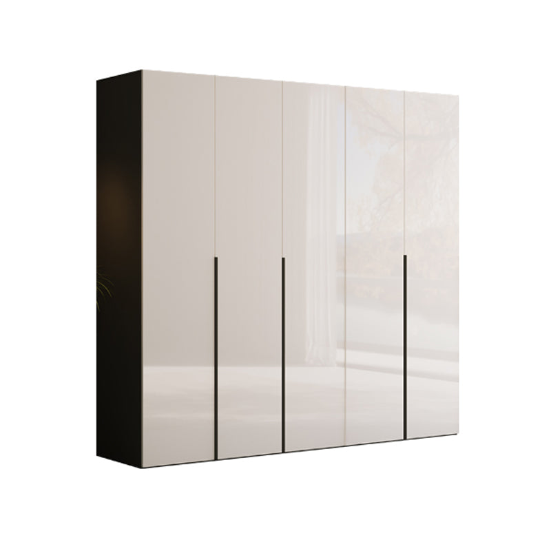 Engineered Wood Wardrobe Closet Contemporary Hinged Wardrobe Armoire 79"L x 22"W x 79"H Armoires & Wardrobes Clearhalo 'Armoires & Wardrobes' 'armoires_wardrobes' 'Bedroom Furniture' 'furn' 'furn_armoires_wardrobes' 'Furniture' 5621205