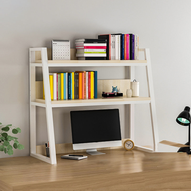 12.6 "W houten open boekenplank matte afwerking moderne boekenkast met planken