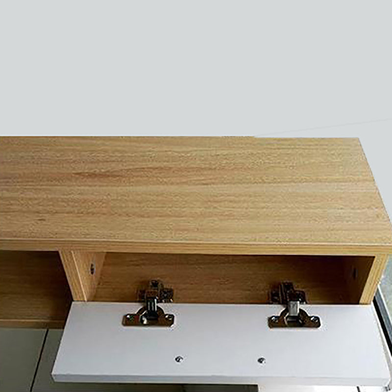 Moderno moderno mobile in finto legno e mobile tv in legno con 2 porte