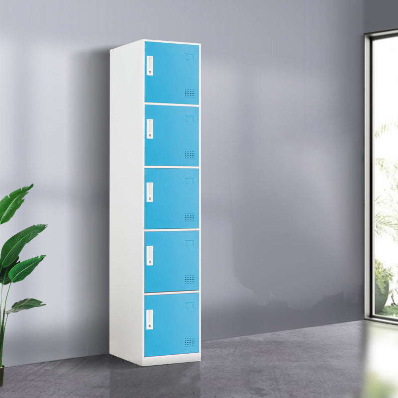 Scharnierende metalen garderobe armoire met slot eigentijdse garderobe -kast