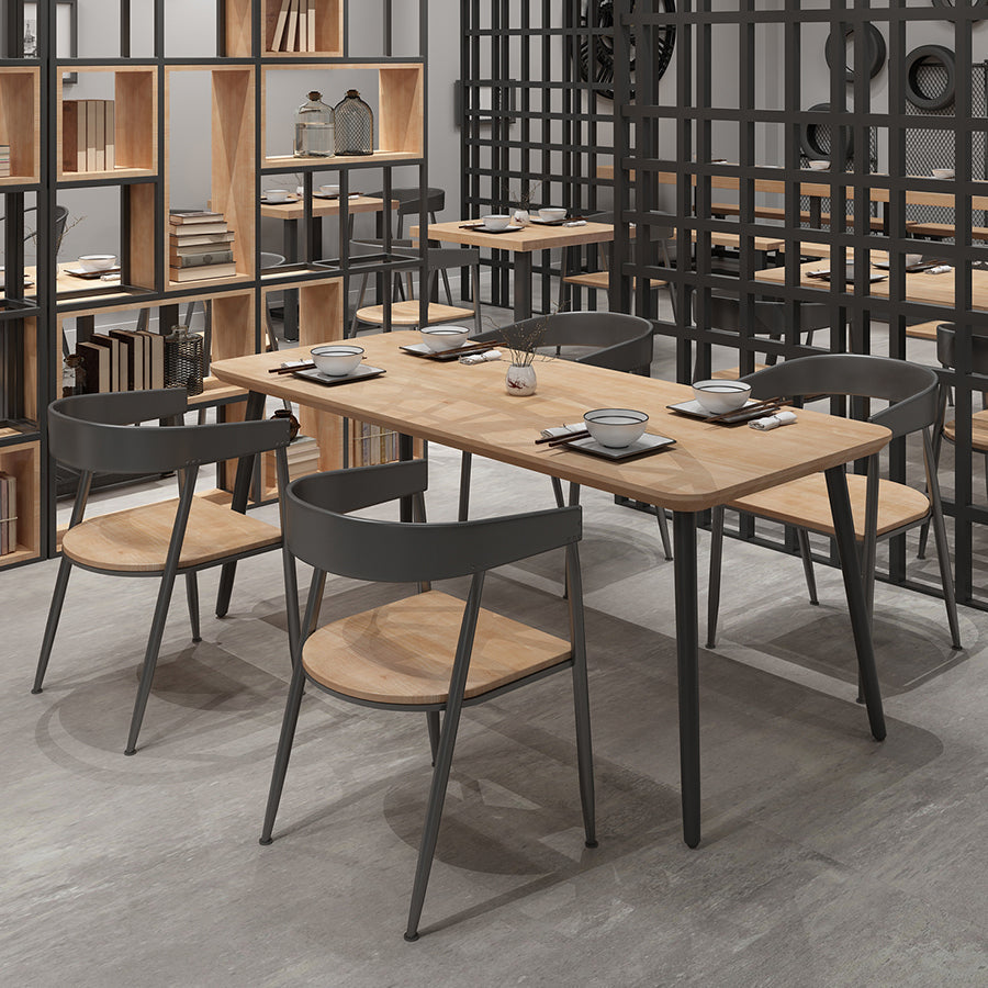 Tavolo da pranzo industriale set 1/2/5 pezzi tavolo da pranzo in legno massiccio