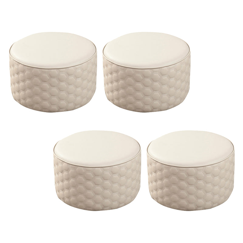 Hexagonal Pattern Water Resistant Standard Modern Orange for Drawing Room