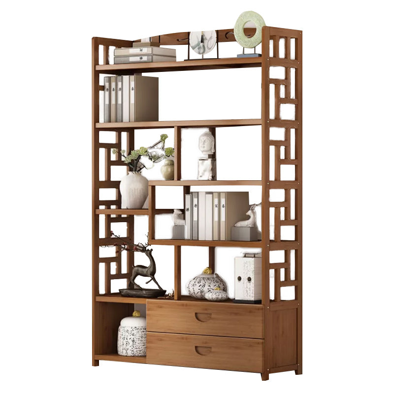 Estantería estándar de estilo contemporáneo de estilo de bambú sólido para la sala de estudio