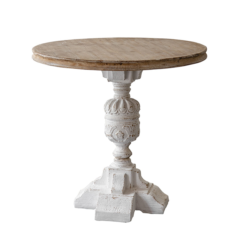 Tavolino in legno in legno di campagna francese set per soggiorno