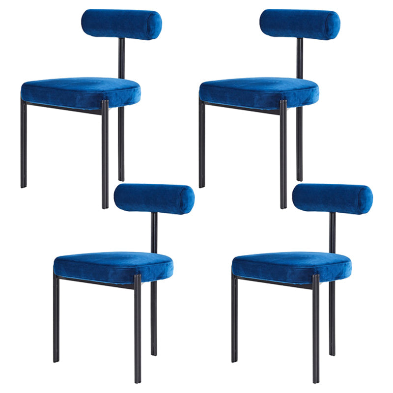 Chaise latéral en velours de style de style concepteur pour restauration pour restaurant