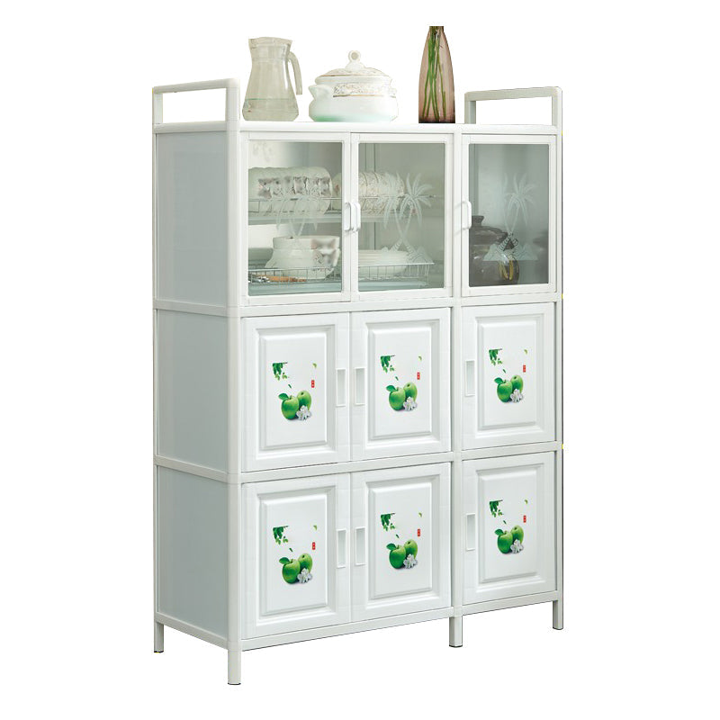 Server in metallo in metallo in metallo in metallo di vetro per sala da pranzo