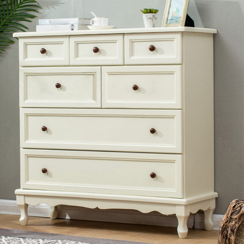 Cassa di accento di legno moderno di metà secolo con cassetti da 13,77 "mobili laterali larghi